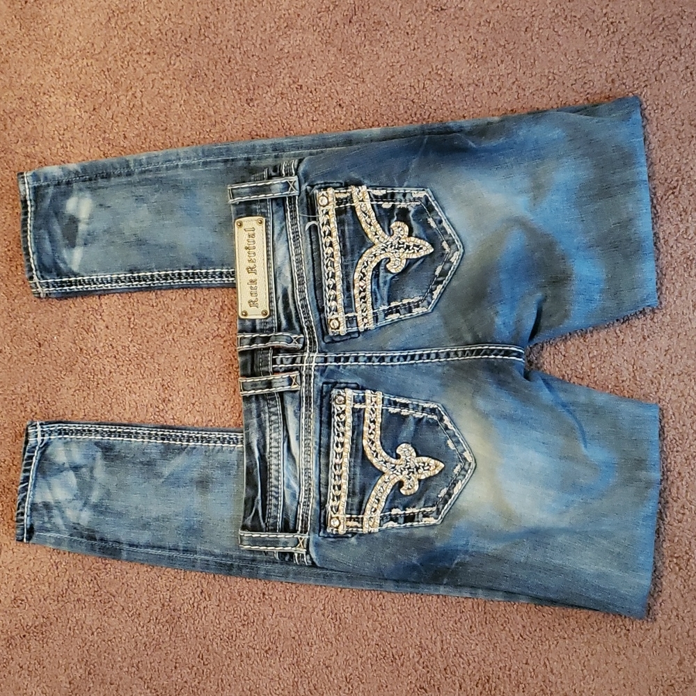 Womens Rock Revival skinny jeans, size 28